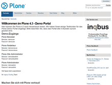 Tablet Screenshot of plone-demo.inqbus-hosting.de